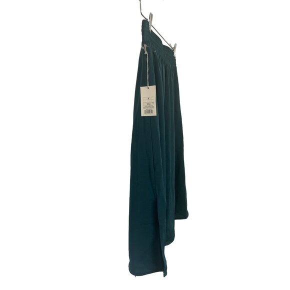 A New Day Silky Emerald Green Drawstring Skirt - Picture 4 of 4